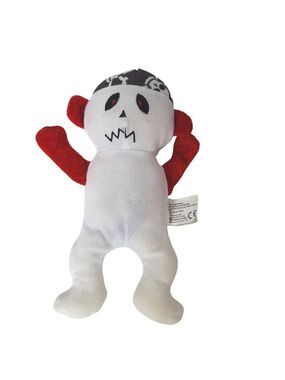 Kellytoy Skeleton Plush Red Pirate Bandana 9 Inch